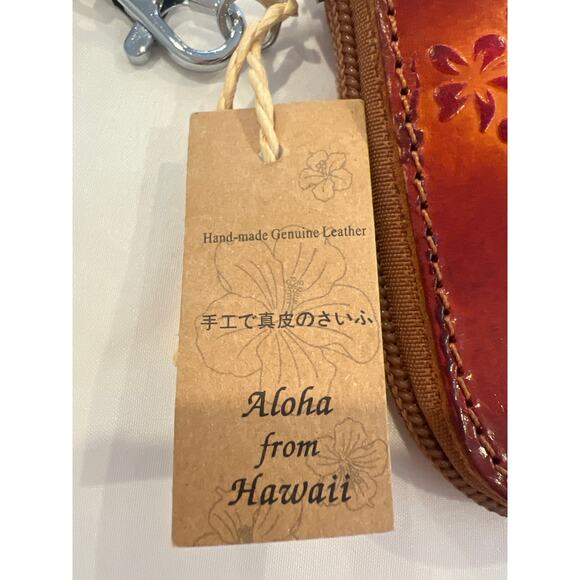 Elegant Handmade Hawaii Leather Passport Holder – New with Tag - Picture 5 of 11